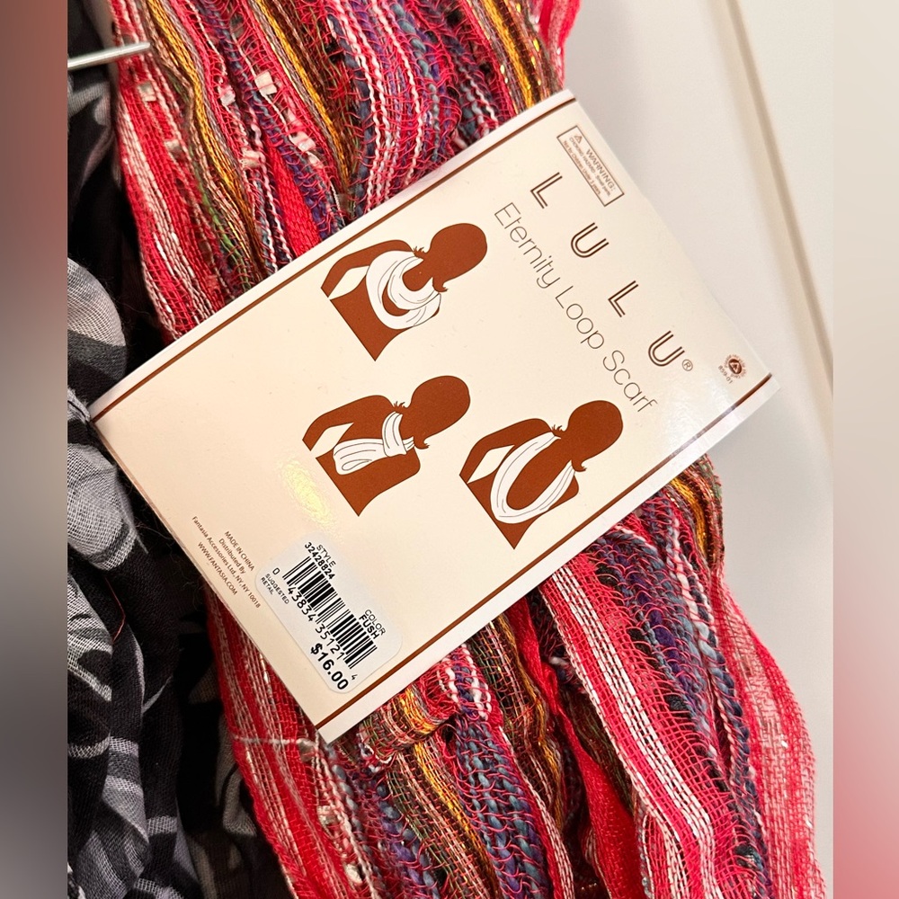 3 Infinity Scarves With Beautiful Patterns ($55 Value) NEW! - Picture 4 of 4